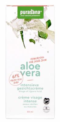 Purasana Aloe vera gezichtscreme intensief bio