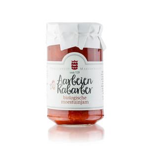 Moestuinjam rabarber aardbei bio