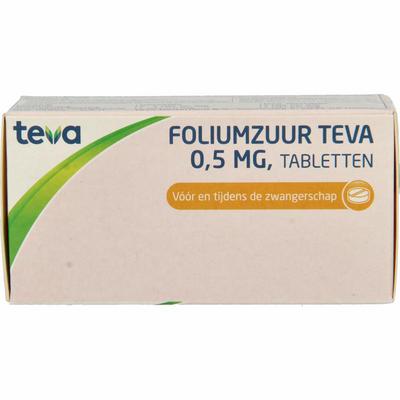 Teva Foliumzuur 0.5mg