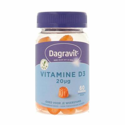 Dagravit Vitamine D3 20mcg gummies