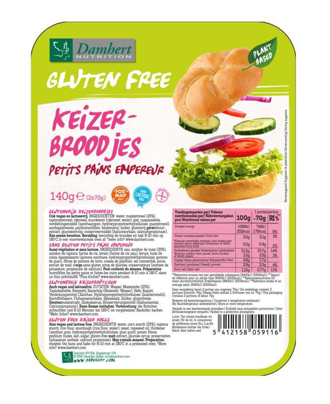 Keizerbroodje glutenvrij