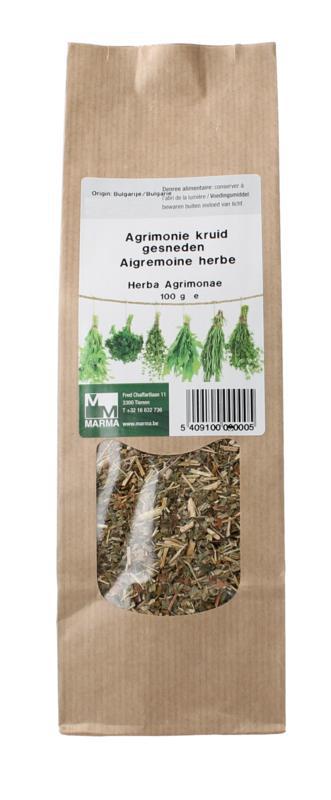 Agrimoniekruid gesneden