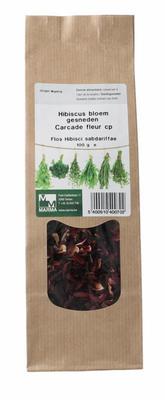 Marma Hibiscus bloem gesneden