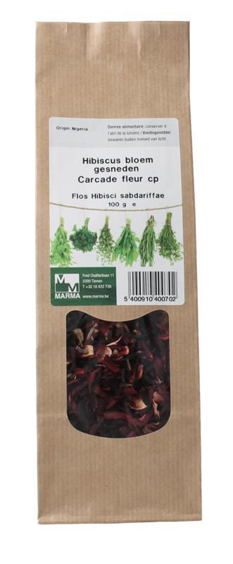 Hibiscus bloem gesneden