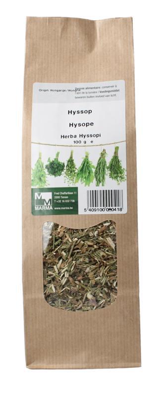 Hyssop gesneden