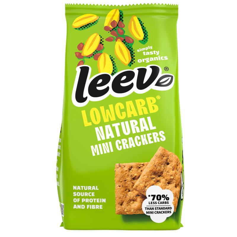 Lowcarb mini crackers natural bio