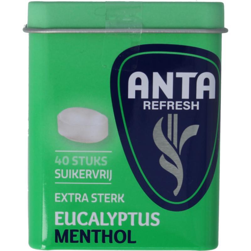 Refresh eucalyptus menthol extra sterk suikervrij