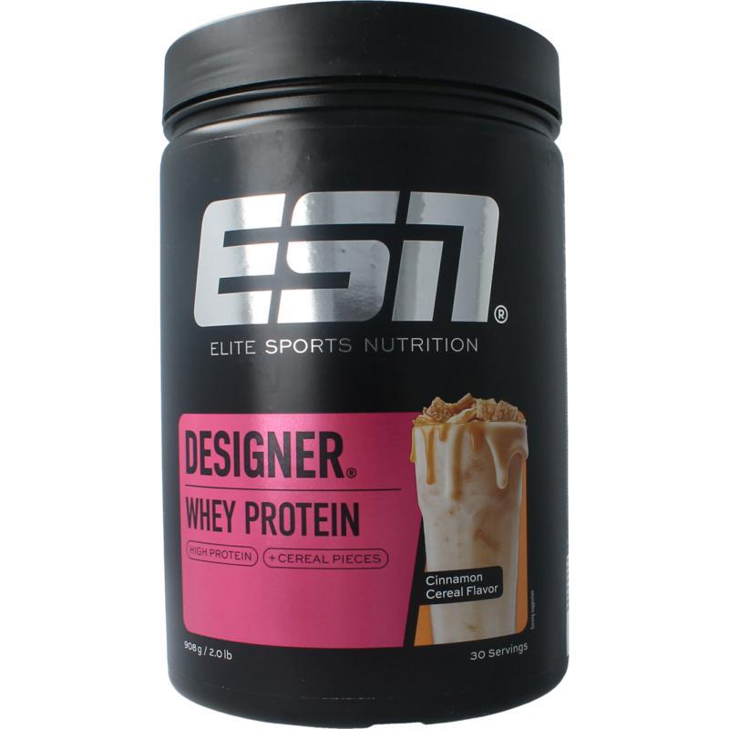 Designer whey cinnamon cereal