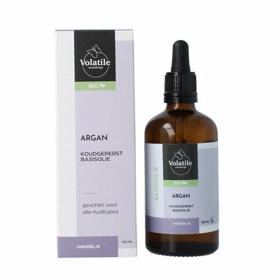 Volatile Argan koudgeperst basisolie bio glazen fles