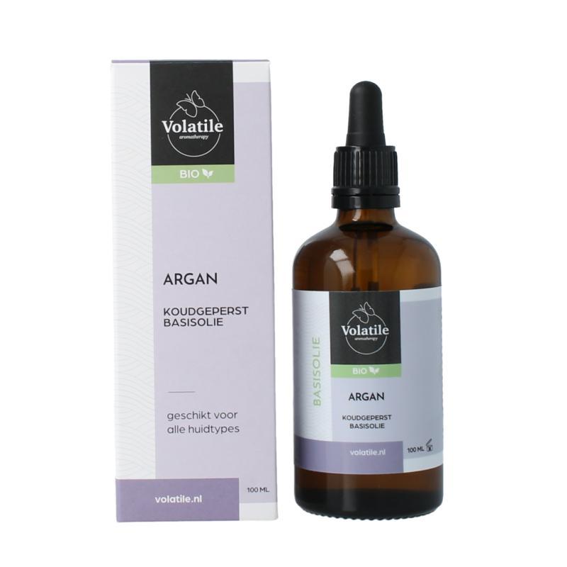 Argan koudgeperst basisolie bio glazen fles