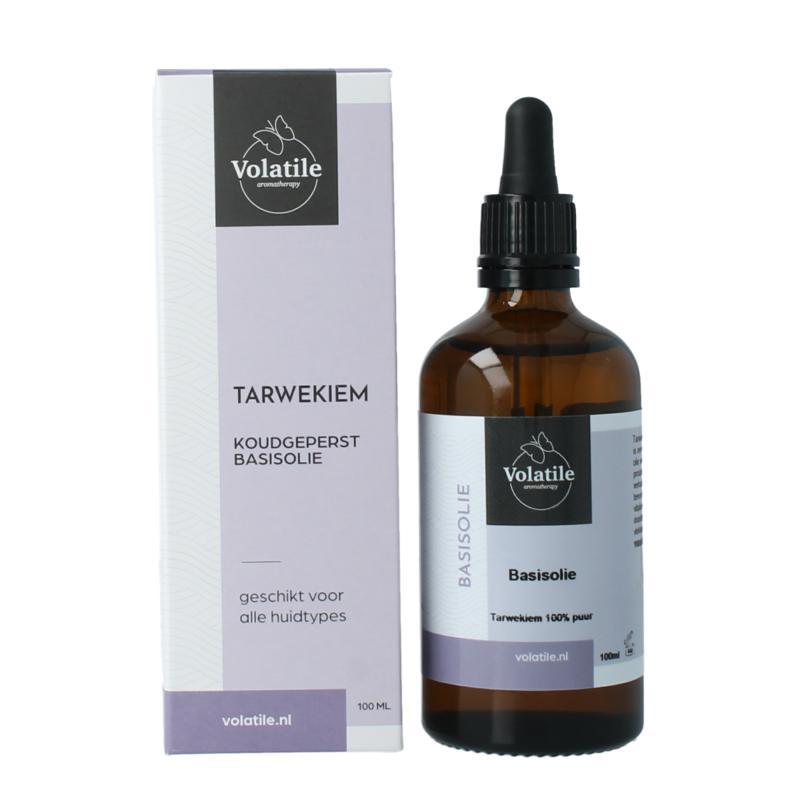 Tarwekiem koudgeperst basisolie glazen fles