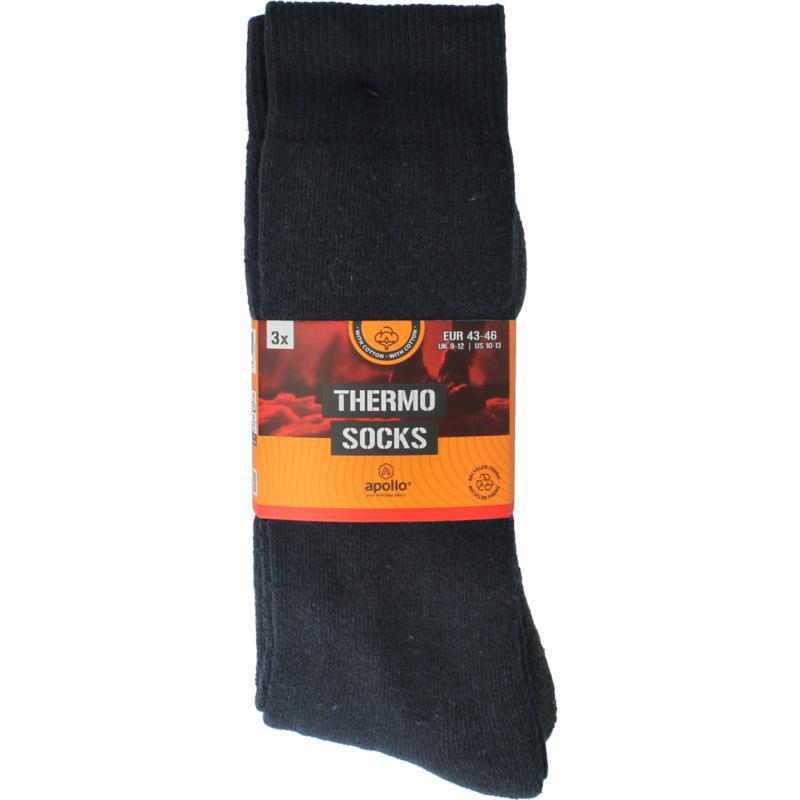 Thermosok 43-46 assorti donker