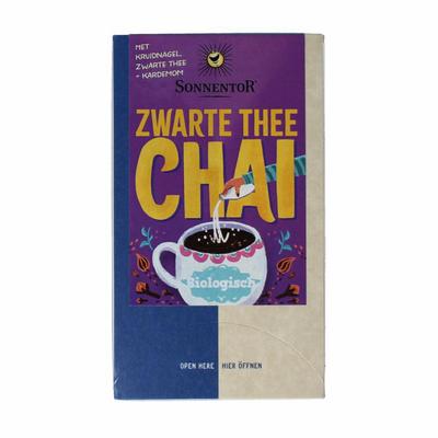 Sonnentor Zwarte chai thee bio