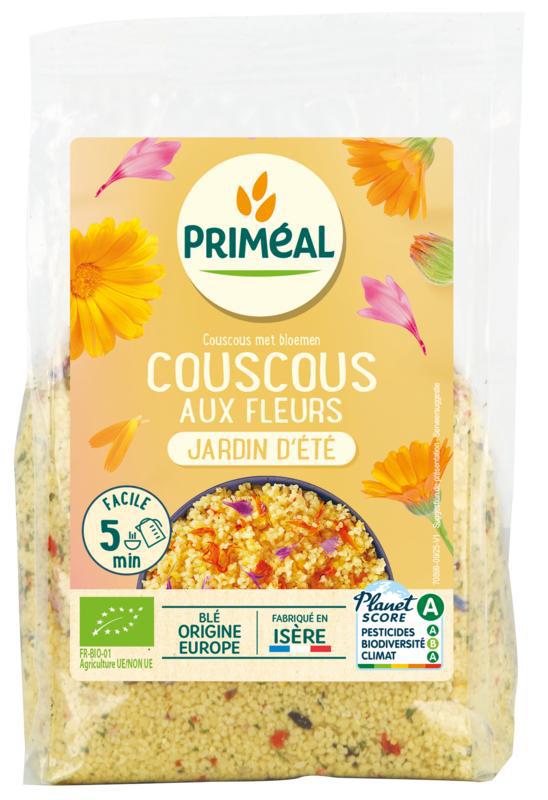 Couscous met zomerbloemen bio