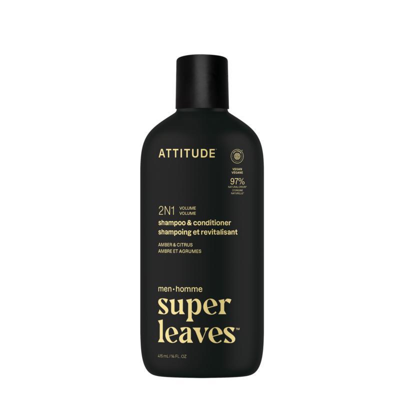 Men 2in1 shampoo & conditioner amber & citrus