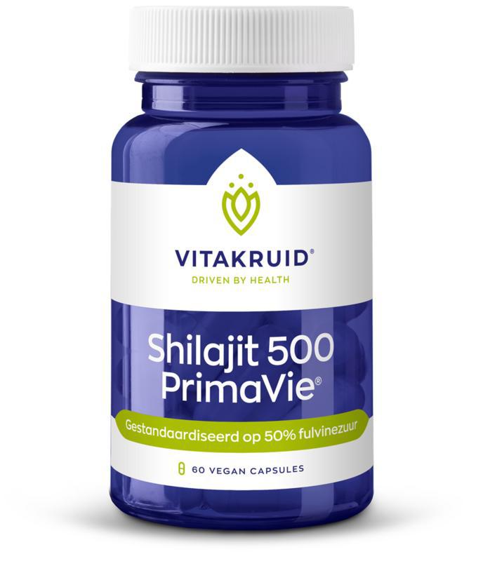 Vitakruid Shilajit 500mg PrimaVie 50% fulvinezuur