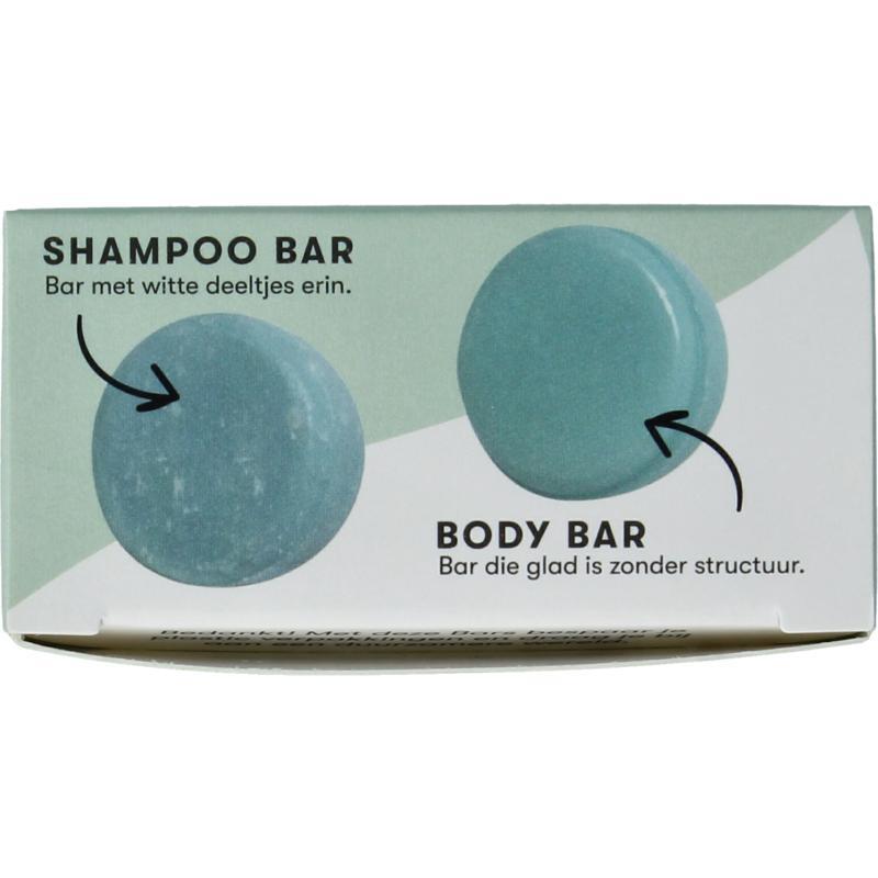 Mini shampoo & body bar eucalyptus & tea tree