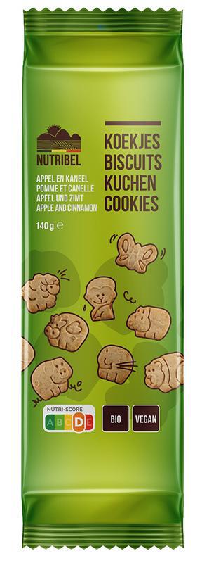 Kinderkoekjes appel kaneel bio