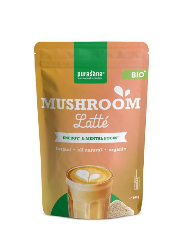 Instant mushroom latte bio
