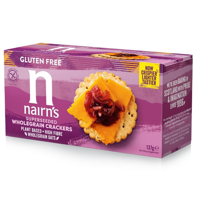 Volkoren crackers seeded glutenvrij
