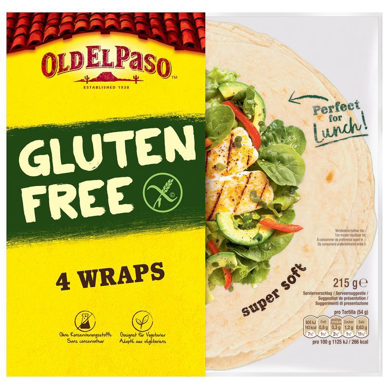 Tortilla wraps XL glutenvrij