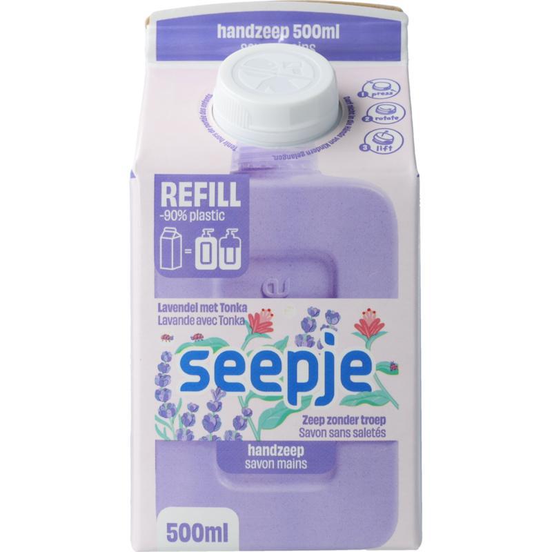 Handzeep lavendel tonka refill