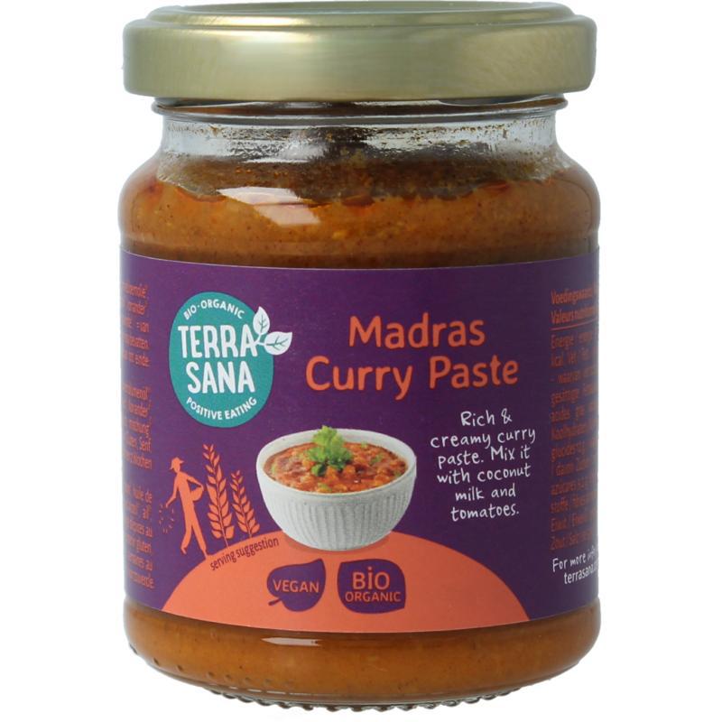 Indiase madras currypasta