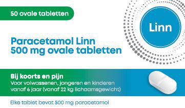 Linn Paracetamol ovaal 500mg