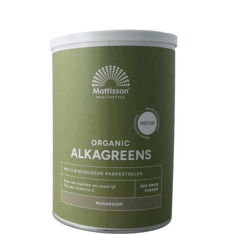 Organic alkagreens mushroom bio