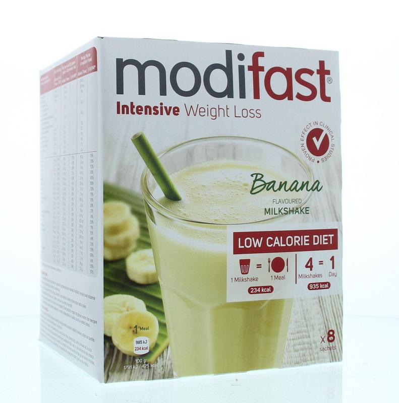 Intensive milkshake banana