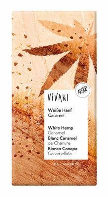 Vivani Chocolade wit hennep karamel bio