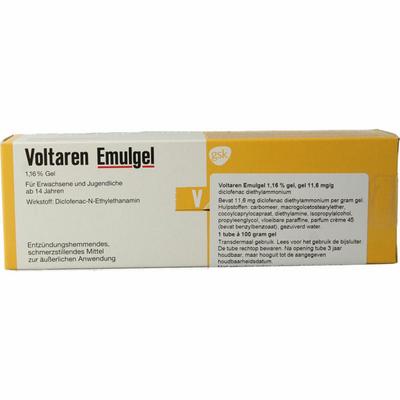 Voltaren Emulgel 1.16% Duitse verpakking