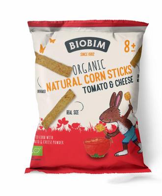 Biobim Cornsticks tomaat/kaas bio
