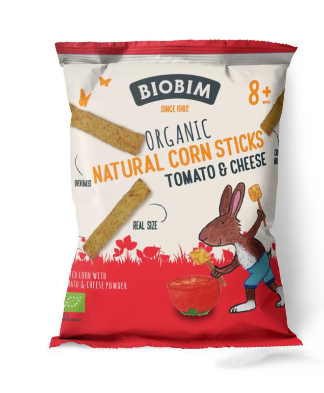 Cornsticks tomaat/kaas bio
