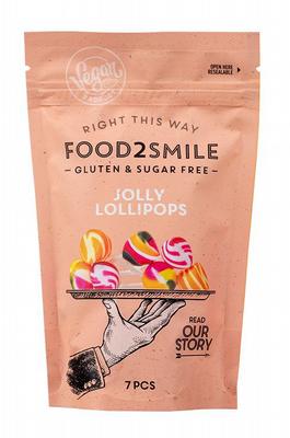 Food2Smile Jolly lollipops suikervrij glutenvrij lactosevrij