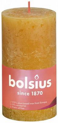 Bolsius Rustiekkaars shine 130/68 130/68 honeycomb yellow