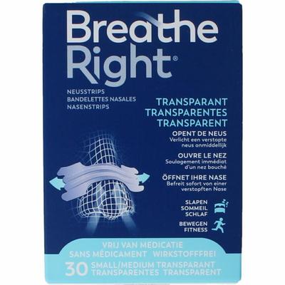 Breathe Right Neusstrips clear