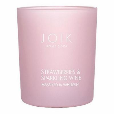 Joik Organics Geurkaars strawberry & sparkling wine vegan