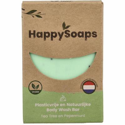 Happysoaps Body bar tea tree en pepermunt