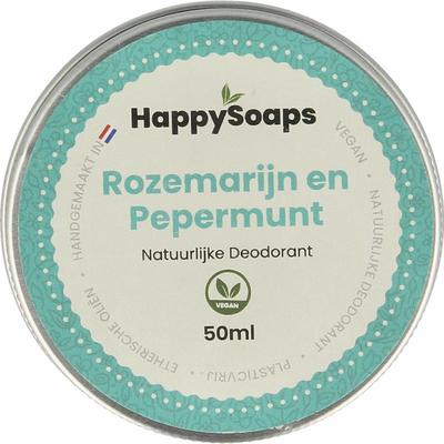 Happysoaps Deodorant rozemarijn pepermunt