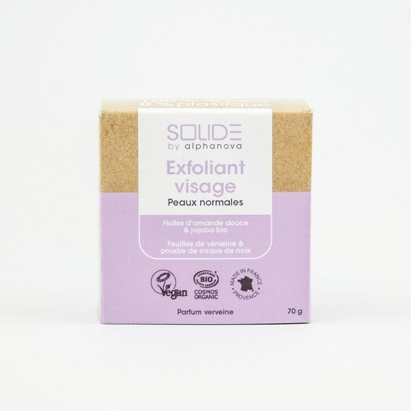 Exfoliating bar bio almond jojoba scrub