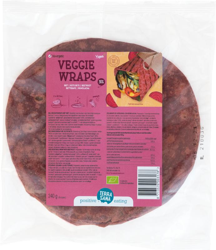 Groentewrap biet bio