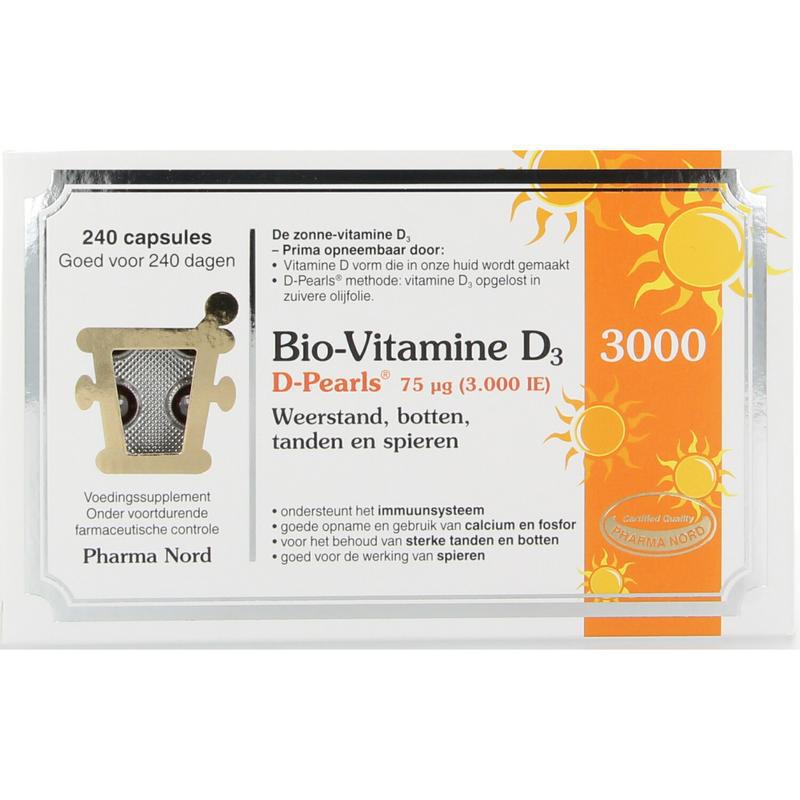 Bio vitamine D3 75mcg 3000IE