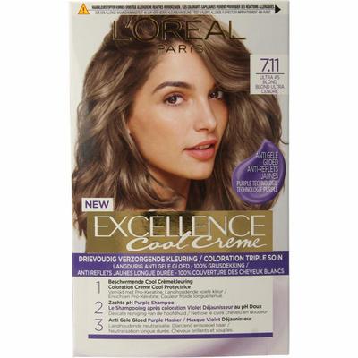 Excellence Cool creme 7.11 ultra asblond