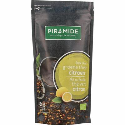Piramide Groene thee citroen bio