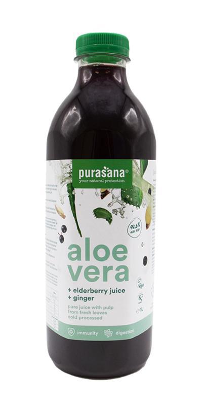 Aloe vera sap vlierbes vegan bio
