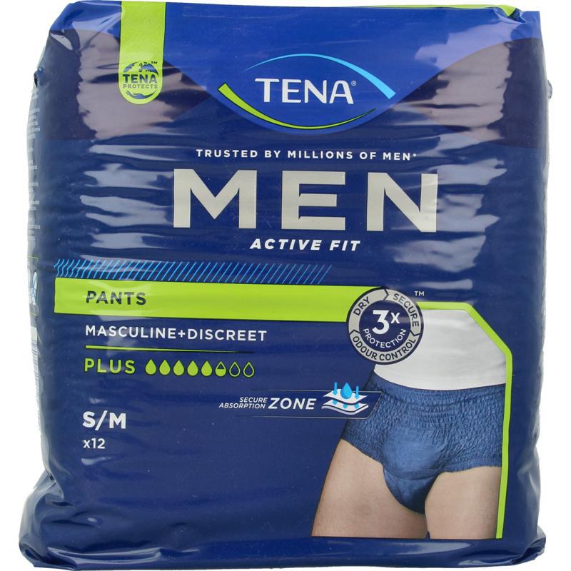 Men active fit pants plus S/M