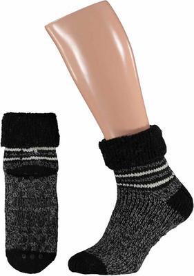 Apollo Slofsok zwart motief 39-42