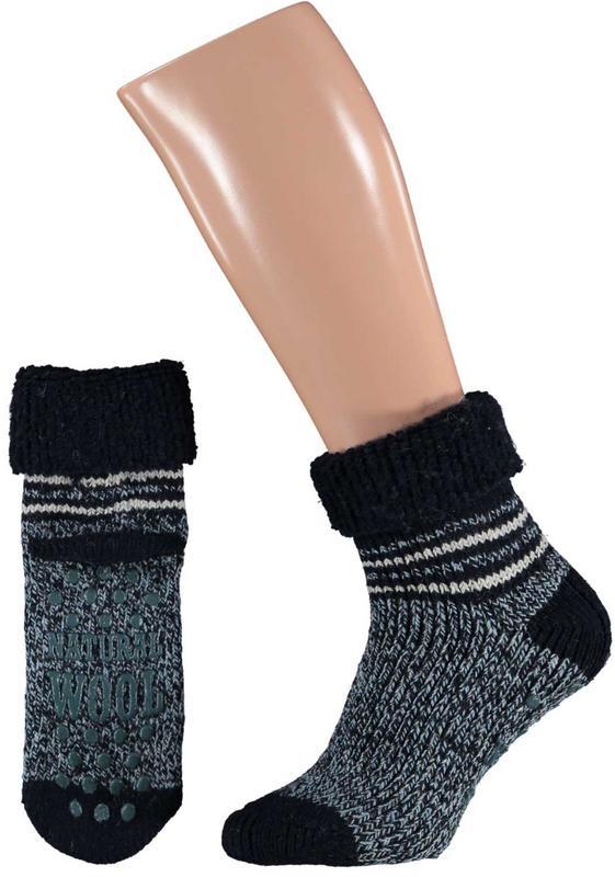 Slofsok blauw motief 39-42