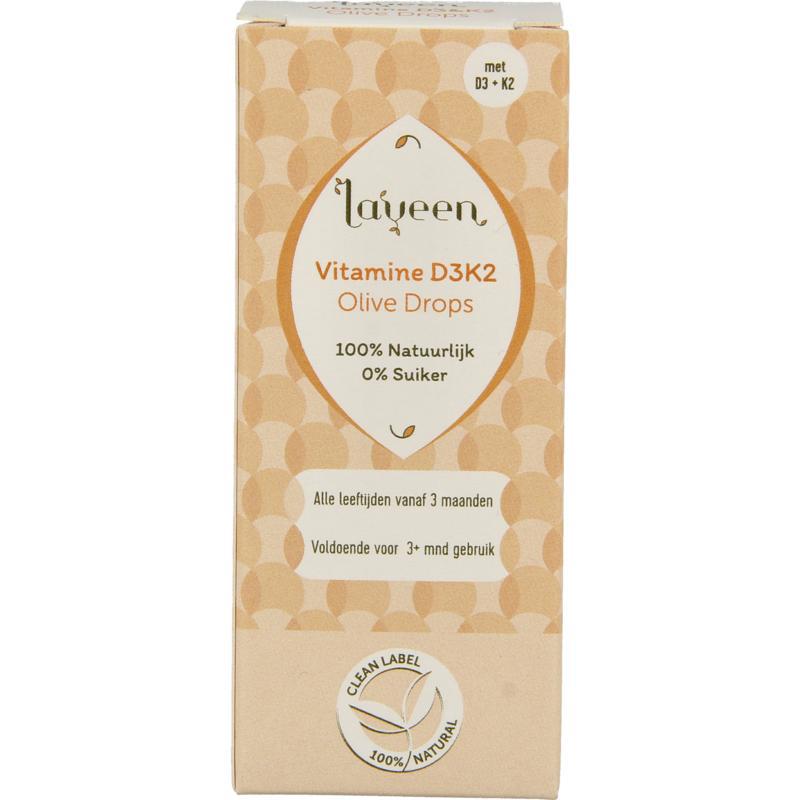 Olive drops vitamine D2 K2